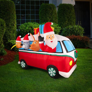 Lytworx Santa's Combi Van Inflatable /Self Inflatble/ Low Voltage