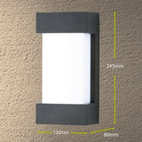 Arlec Sutton LED Aluminium Bunker - ABL371BK