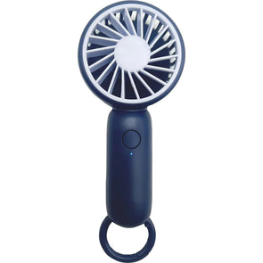 Flea Market Mini Handheld Fan (Black Blue)