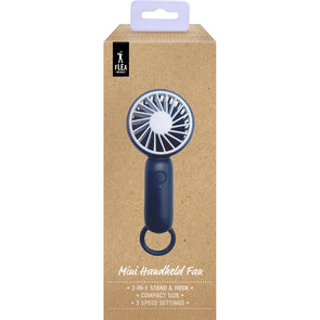 Flea Market Mini Handheld Fan (Black Blue)