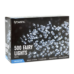 Lytworx 500 Warm White / White LED Party Lights / 8 functions