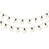 Festive Warm White/Multi-Colour Acrylic Ball LED String Lights - 100 Pack - TheITmart