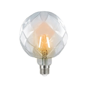 Luce Bella G125 Faceted E27 LED 450 Lumen Warm White 4W Globe