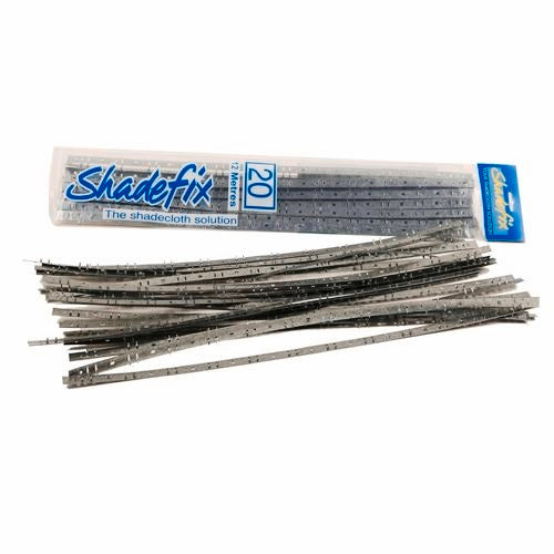 Krugers Shadefix 600mm Shadecloth Strip Fasteners - 20 Pack/Prevents Sagging - TheITmart