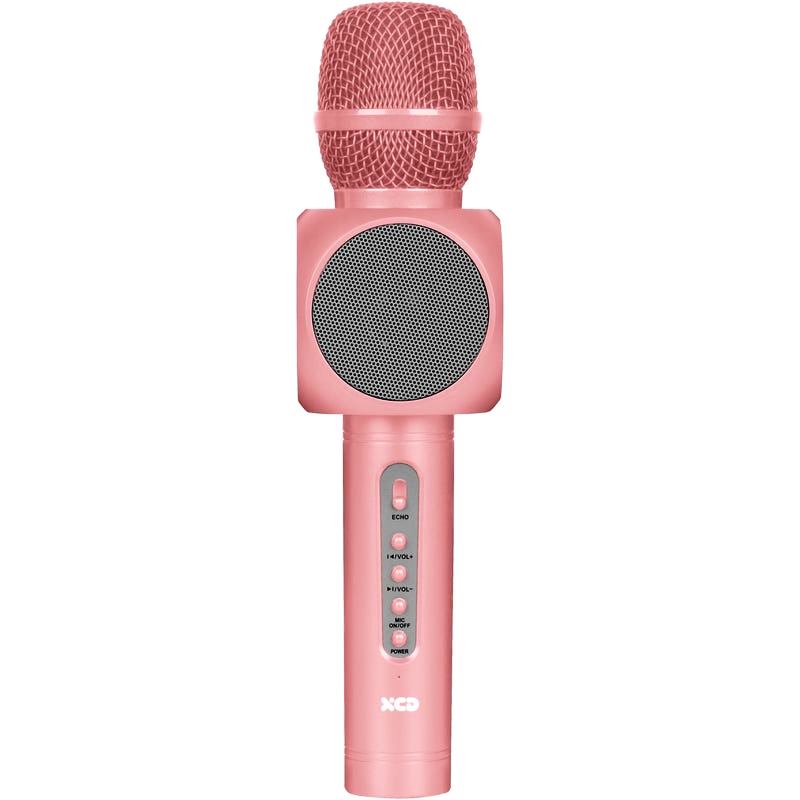 XCD Bluetooth Karaoke Microphone - Red/Grey/Pink