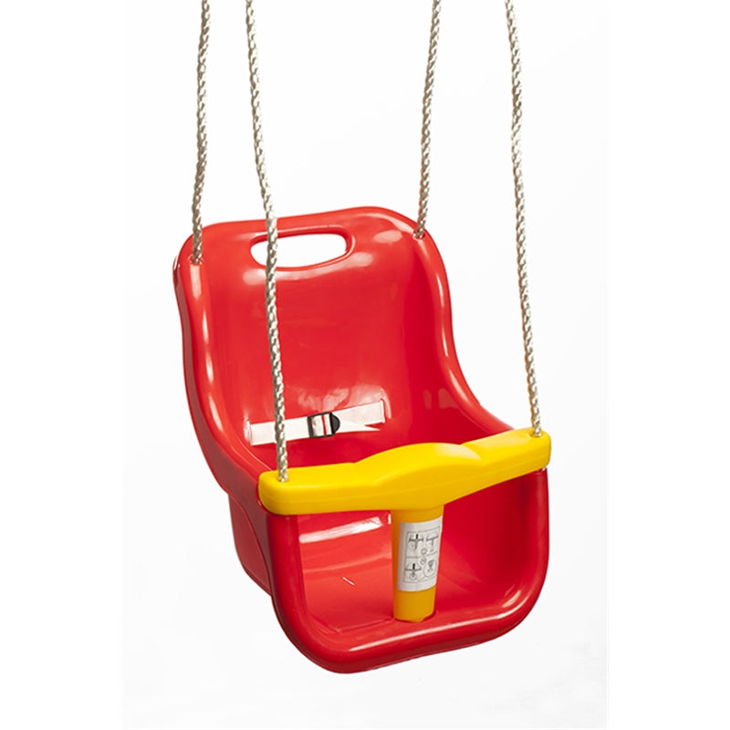 Swing Slide Climb Red / Yellow Plastic Baby Swing Seat - TheITmart