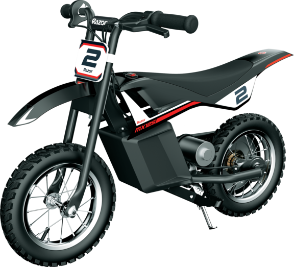 Razor MX125 Rechargeable Dirt Rocket Bike - Ages 7+ Years