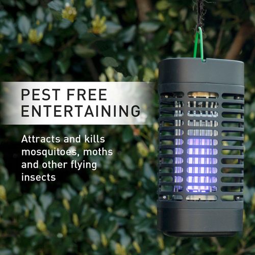 Gecko 25W Bug Zapper Lantern/ Ideal for Small Yards / Weatherproof