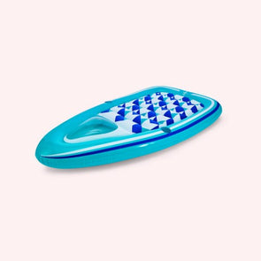 Inflatable Pool Boat Float with Two Cup Holders - Blue