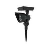 Luxzone 21cm 100lm LED Solar Spotlight With Telescopic Zoomable Light Focus - 2 Pack