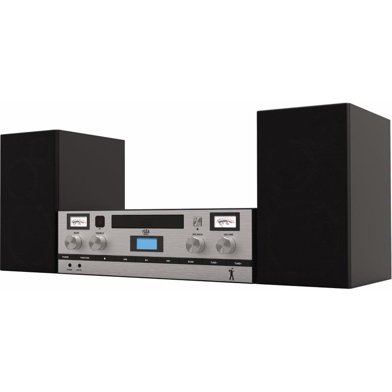 Flea Market Bluetooth Mini Hi-Fi System/ CD Player/ 2 Speakers - TheITmart