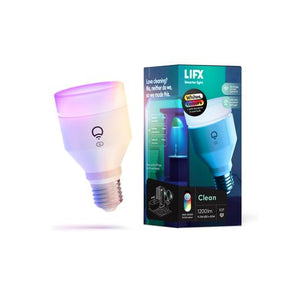 LIFX 1200lm E27 Colour Clean Anti-Bac Smart Light Globe- LHLA19E27UVAU