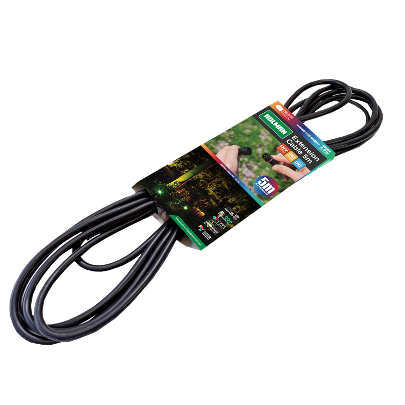 Holman RGB Colour Garden Light Extension Cable - 1m /2m/ 5m/ 10m