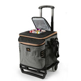 Arctic Zone 50 Can Collapsible Rolling Soft Cooler Cart / Leak Proof