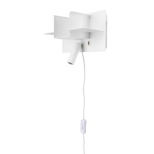 Brilliant White Boyd DIY LED Wall Light Shelf Lamp - 20989/05