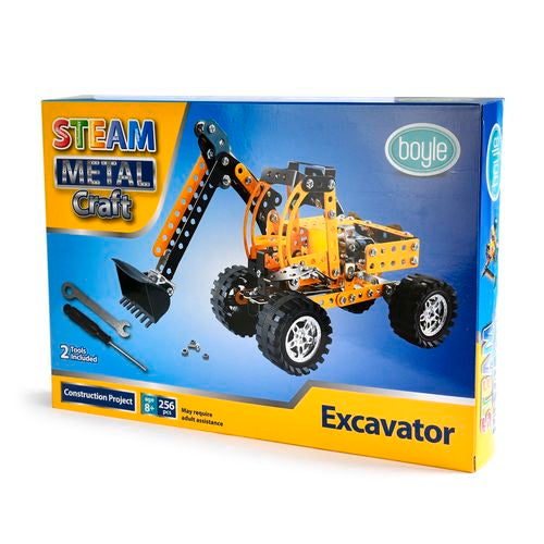 Boyle S.T.E.A.M. Excavator Metal Craft Construction Kit / Suitable for Age 8+ Years
