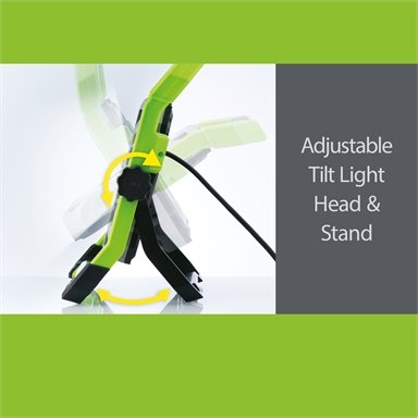 IronHorse 50W 4000lm Waterproof LED Work Light / Black & Green