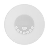 Anko White Clock Radio with White Noise & LED Colour
