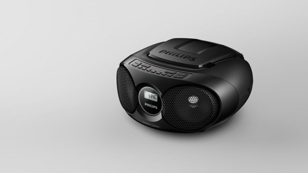 Philips BoomBox CD Player - Black/ FM Tuner