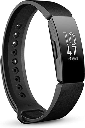 Fitbit FB412BKBK Inspire Health and Fitness Tracker with Auto-Exercise Recognition, 5 Day Battery, Sleep and Swim Tracking, Black