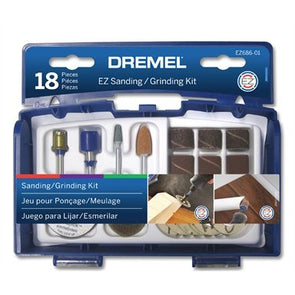 Dremel 18 Piece EZ Lock™ Sanding/Grinding Kit EZ686 / Blue