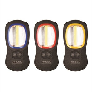 Arlec 2-In-1 Utility Torch with 180 Lumen Flood Light and 3 LED Spotlight Bulb Type COB