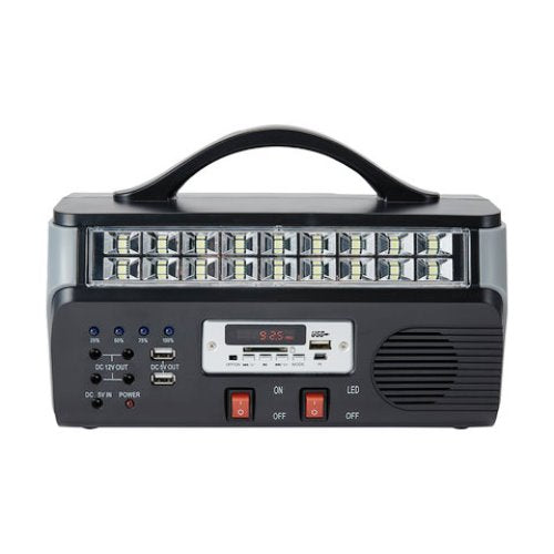 Anko Rechargeable Power Station with Light and Radio