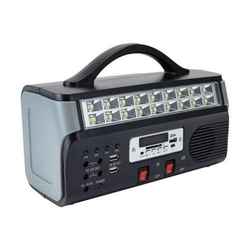 Anko Rechargeable Power Station with Light and Radio