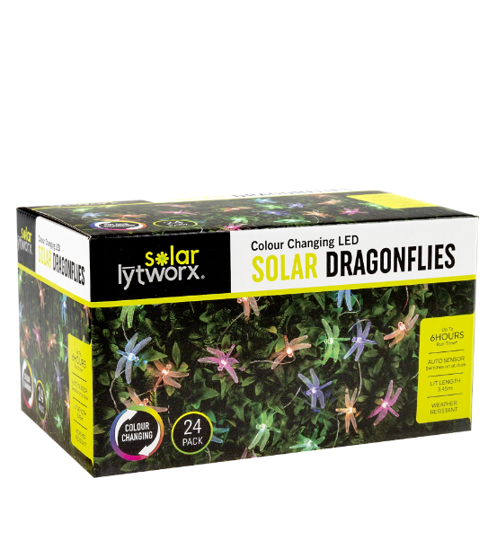 Lytworx 3.45m Colour Changing LED Solar Dragonflies - TheITmart