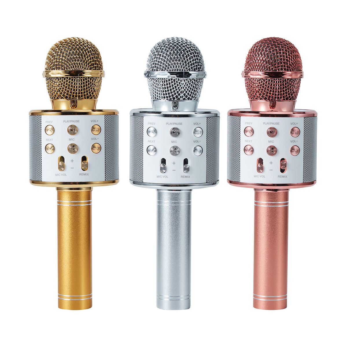 Bluetooth Karaoke Microphone with Speaker - Assorted