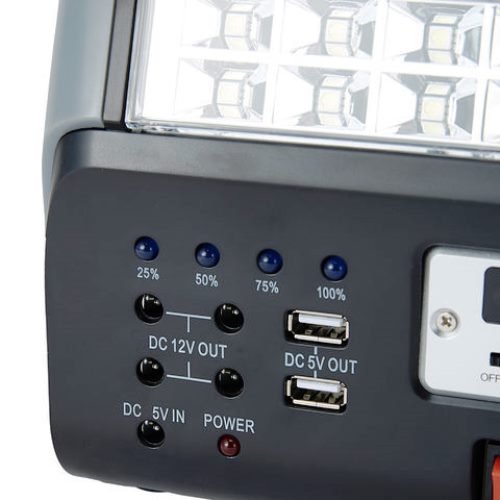 Anko Rechargeable Power Station with Light and Radio