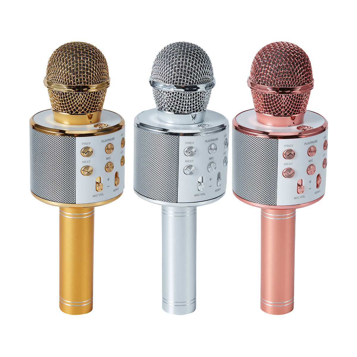Bluetooth Karaoke Microphone with Speaker - Assorted