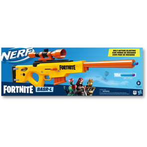Nerf Fortnite BASR-L Bolt Action Clip Fed Blaster for Age 8+