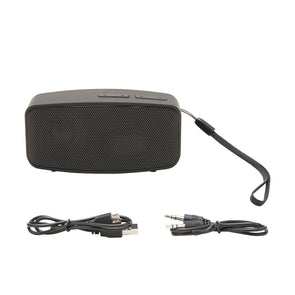 Anko Bluetooth Pocket Speaker- Black / 3W with 4 hours Play time
