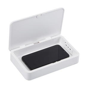 Phone UVC Steriliser with Wireless Charge - White