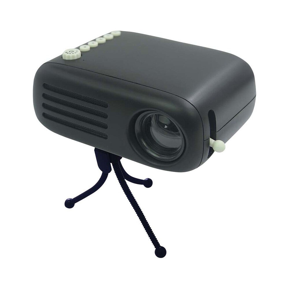 Mini Led Projector Kit Screen and Speaker Pack LED Rechargeable Projector