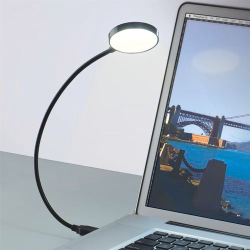 Arlec 50 Lumens 5V USB Flexi-Neck LED Light - Black - TheITmart