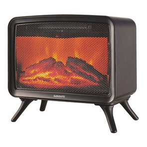 Euromatic 1600W Electric Fireplace Heater/ 2 Heat Settings