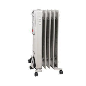 Click 5 Fin 1000W Oil Column Heater 3 Settings with Overheat Protection