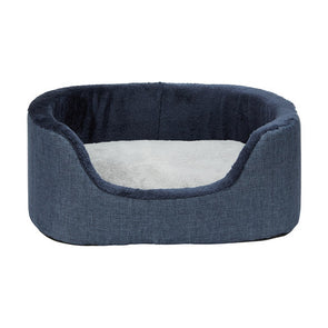 Anko Pet Bed Snoozie 54cm - Navy & Grey