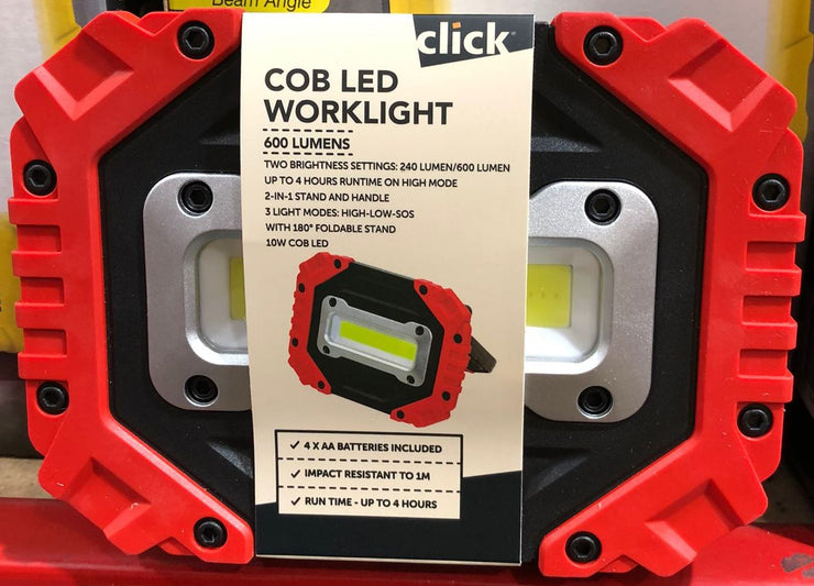 Click COB LED WORKLIGHT - 600 LUMENS