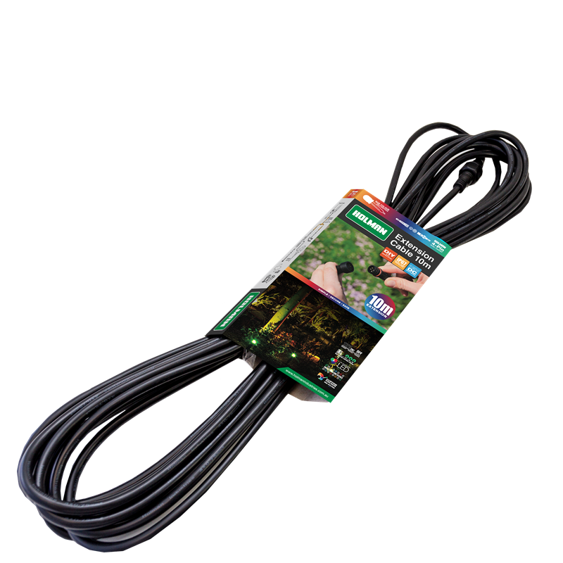 Holman RGB Colour Garden Light Extension Cable - 1m /2m/ 5m/ 10m