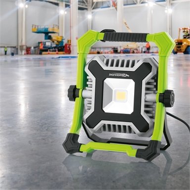 IronHorse 50W 4000lm Waterproof LED Work Light / Black & Green