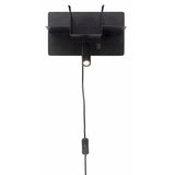 Brilliant Black Boyd DIY LED Wall Light Shelf Lamp -20989/06