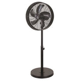 Euromatic 40cm Matte Black Drum Pedestal Fan - PF5BM - TheITmart