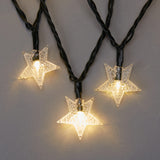 Anko 13.4 meter Low Voltage 150 LED Warm White Star String Lights - TheITmart