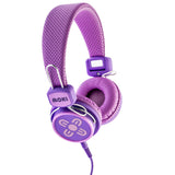 Moki Kids Safe Volume Limited Headphones - Pink & Purple - TheITmart