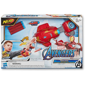 NERF Power Moves Marvel Avengers Iron Man Repulsor Blast Gauntlet - 5+