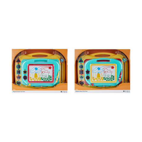 Anko Magnetic Board - 2 Pack / Includes 7 Stamps/ Develop Motor Skills