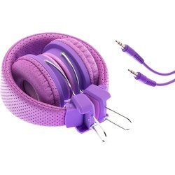 Moki Kids Safe Volume Limited Headphones - Pink & Purple - TheITmart